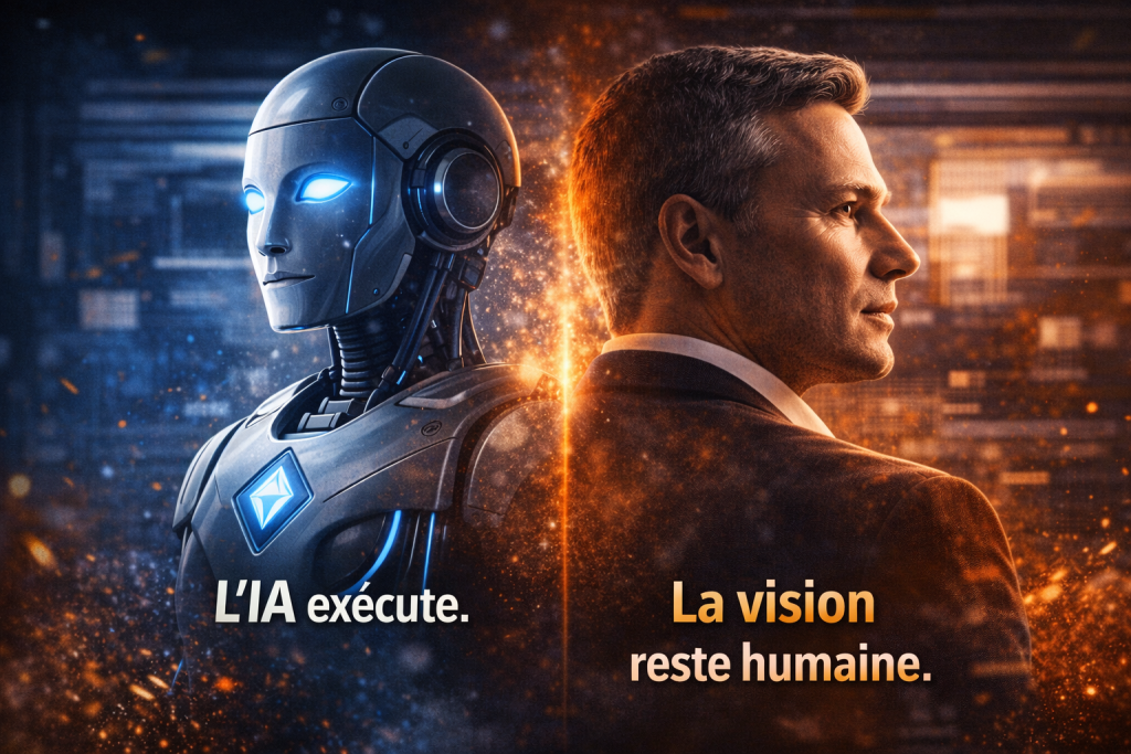 L'IA exécute. La vision reste humaine.