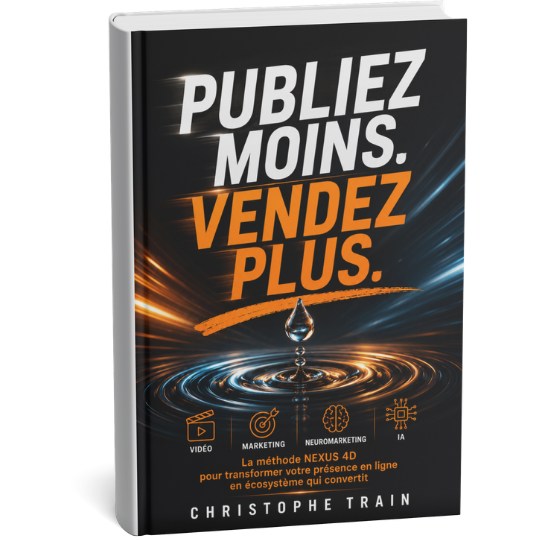 Couverture du livre Publiez moins. Vendez plus. de Christophe Train