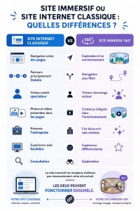 Site immersif ou site internet classique : quelles différences ?